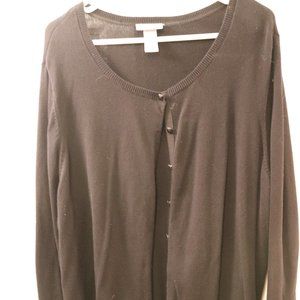 Catherines 3/4 length sleeve cardigan  3x (26/28)